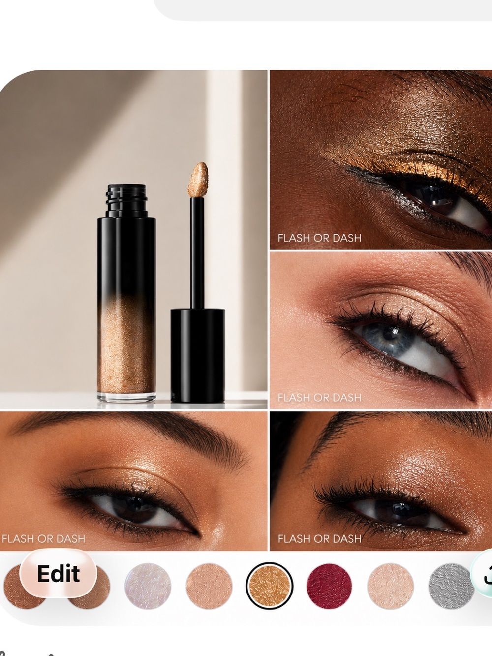 Mac cosmetics flash or dash DAZZLESHADOW LIQUID eyeshadow